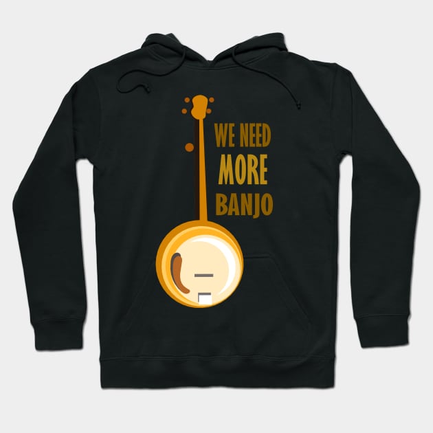 We need more banjo Hoodie by evisionarts